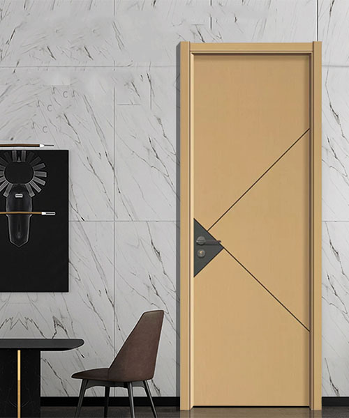 谈球吧体育官网入口碳晶木门极简家用卧室门环保防水阻燃