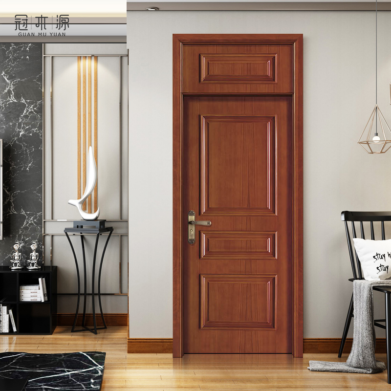 谈球吧体育官网入口橡木烤漆中式客厅扣线房间门超高封板